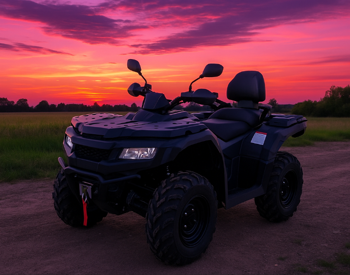 Quad au coucher de soleil - Journée complète